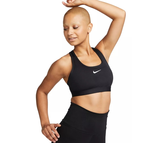 Women's Nike Swoosh Medium Support Padded Sports Bra - Picture 3 of 3